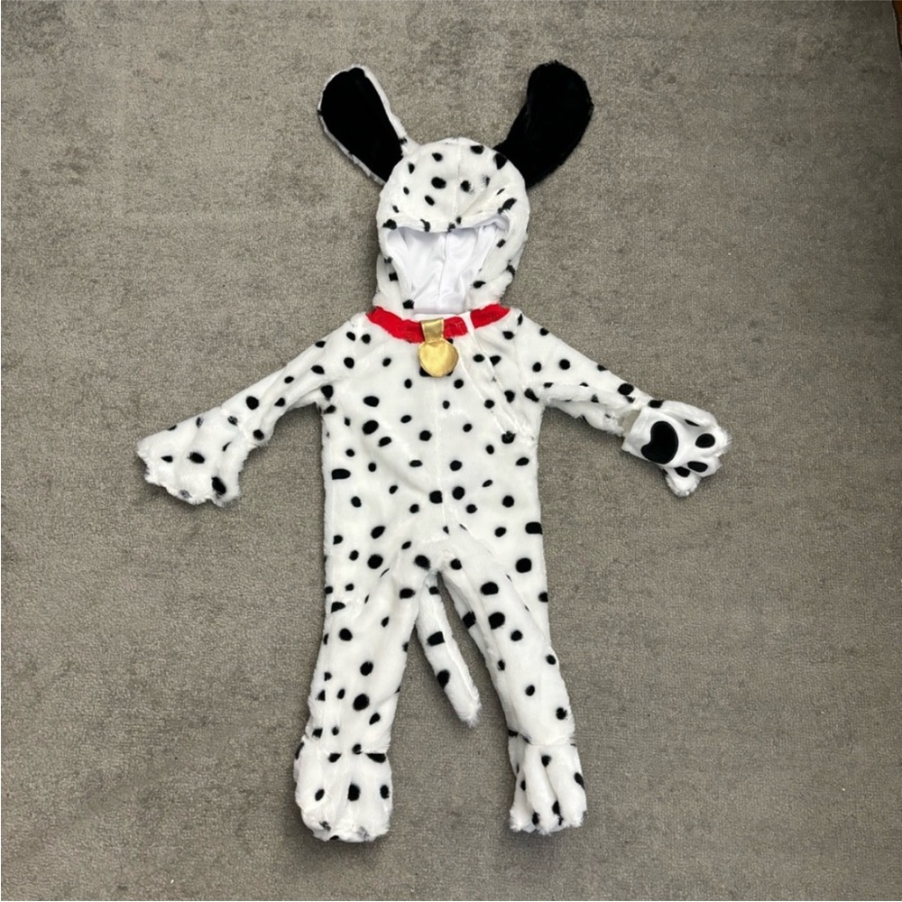 Fun Costumes Infant Plush Dalmatian Puppy Jumpsuit Halloween Costume